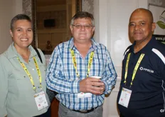 Idalette Olivier and Christo Theron of the Sundays River Citrus Company with Cyril Julius of the PPECB.